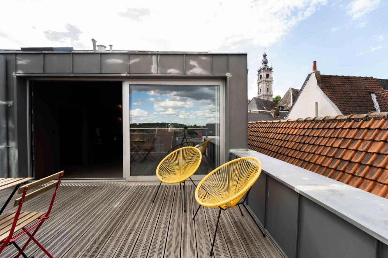 Luxury Penthouse & Terrace - Mons City Center Exterior foto